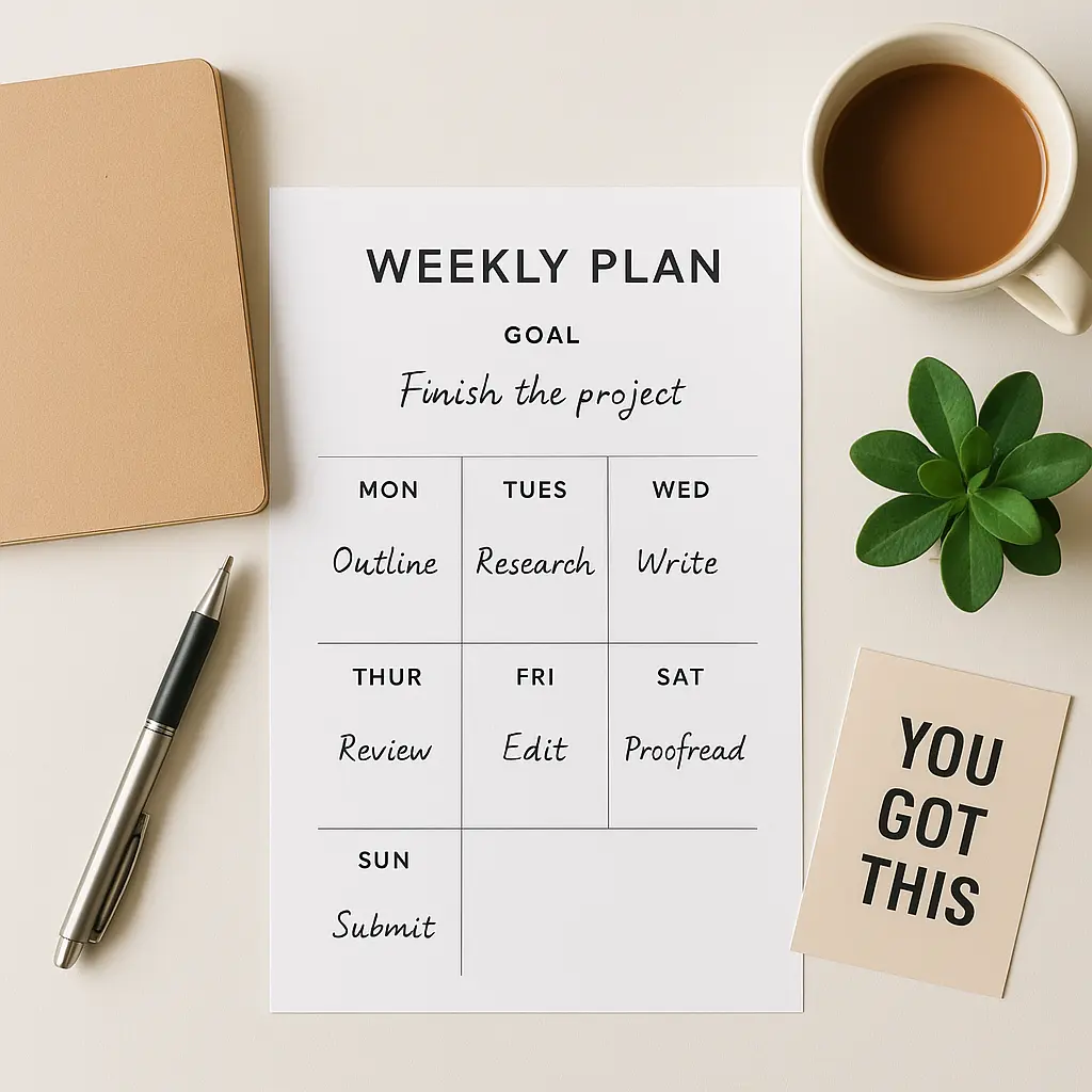 Weekly Commitments: Turn Vague Goals Into Real Progress